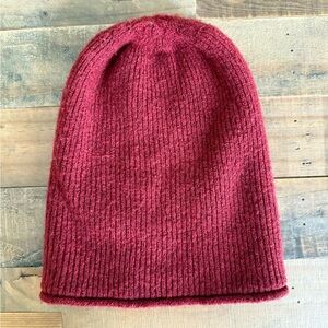 Madewell Cozy Red Knit Beanie